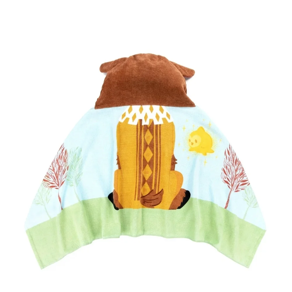 NWT Disney Wish Valentino Hooded Towel For Kids For Bath Or Beach